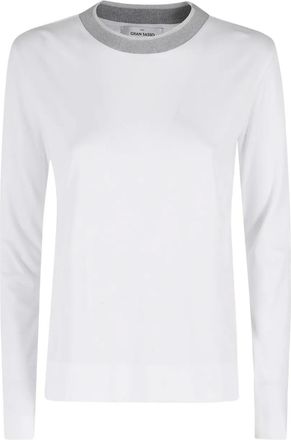 Gran Sasso T-shirt met ronde hals - Wit