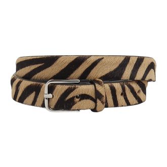 Liviana Conti Dames, Accessoires, Beige, Maat: 90 CM Leer