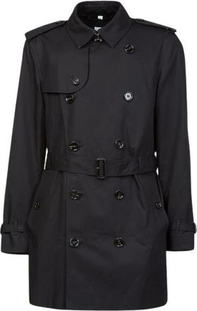 Burberry Trench Brockham - - Coats - Uomo - Nero - M