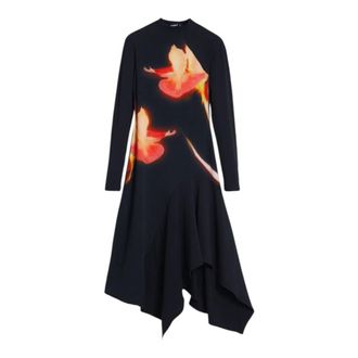 Desigual Vest Mila - Dames - Feestkleedjes - Zwart - L - Katoen - Kleedjes