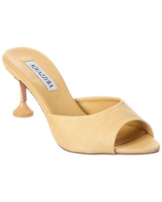 Aquazzura Bisous 65 Canvas Sandal