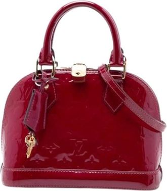 Louis Vuitton Pre-owned Handbags, female, Red, Size: ONE SIZE Pre-owned Alma BB
