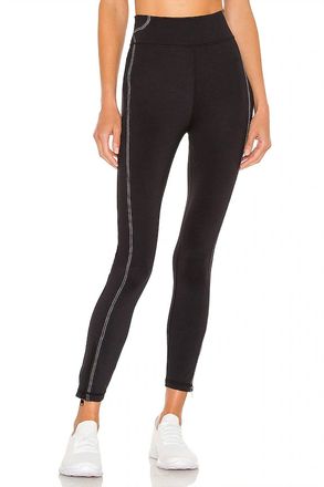The Upside Womens Jet Midi Crop Leggings In Black
