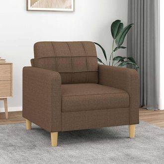 vidaXL Sill&oacute;n De Tela Marr&oacute;n 60 Cm Vidaxl
