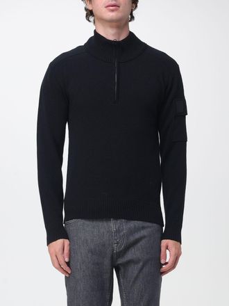 C.P. Company C. P. COMPANY Maglia a lupetto in lana vergine con chiusura a mezza zip