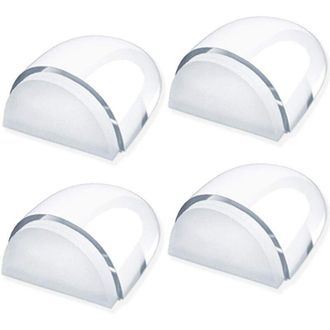 OEM Juego De 4 Topes Y Amortiguadores Transparentes Para Puertas, Topes Autoadhesivos Para Suelos Y Parquet, Amortiguadores Para Puertas Que Protegen Puer