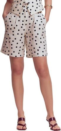 Boden Kensington Linen Shorts in Papyrus, Spot at Nordstrom, Size 14
