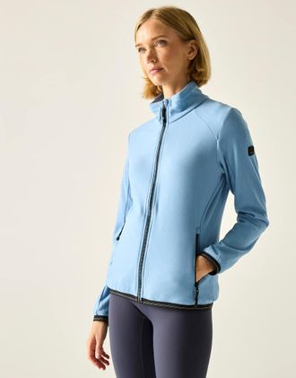 Regatta Malana - Pile blu denim slavato con zip