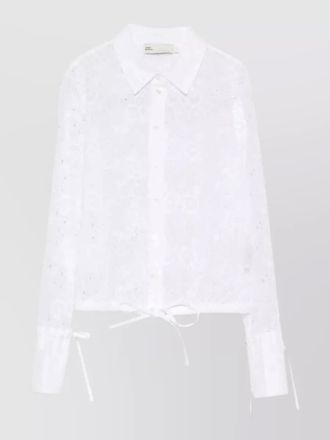 Tory Burch broderie anglaise blouse floral embroidery