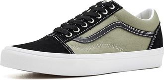 Vans Old Skooltm Shoes Web Black/Olive : Mens 10.5 - Womens 12 Medium, Canvas/Suede