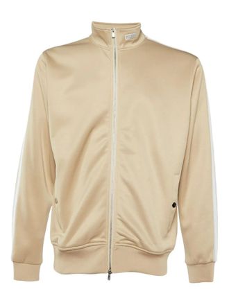 Kith 2024 logo-appliqu&eacute; track jacket - Neutrals