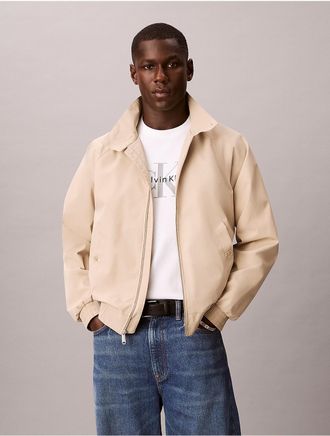 Calvin Klein Jeans Calvin Klein Mens Classic Harrington Jacket - Beige - 2XL
