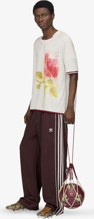 adidas Unisex Recycled Track Trousers Brown Polyester