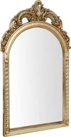 Biscottini International Espejo De Pared De Madera Acabado En Plata Antigua Hecho En Italia