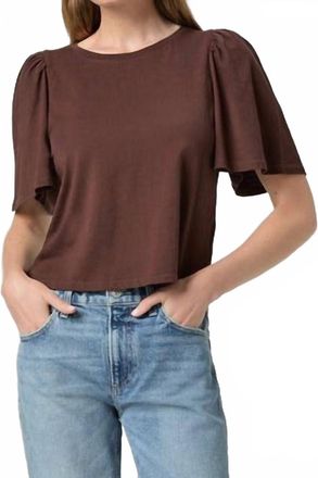 Paige Sigrid Tee In Tamarind