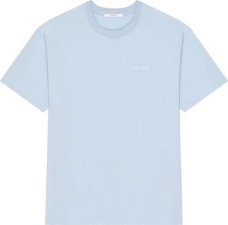 Givenchy Regular Fit T-shirt - Heren - T-shirts - Blauw - XL - Katoen - Tops
