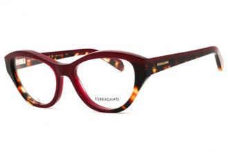 Ferragamo SF3011 654 Opaline Burgundy/Red Tortoise 53mm