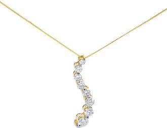 House of Brilliance Haus Of Brilliance 14K 3.00 Ct. Tw. Diamond Pendant Necklace
