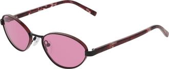 DKNY DK118S 002 Womens Sunglasses Black Size 53