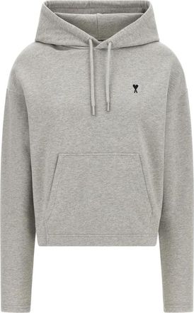 Ami De Coeur Katoenen Hoodie - Dames - Hoodies - Grijs - XS - Katoen - Hoodies & sweatvesten