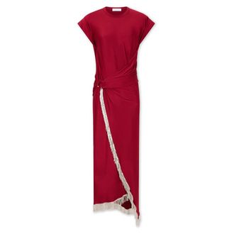 Paco Rabanne Dames, Jurken, Rood, Maat: 2XS Jersey