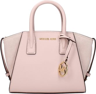Michael Kors Avril Damess Handtas roze/stofroze leer