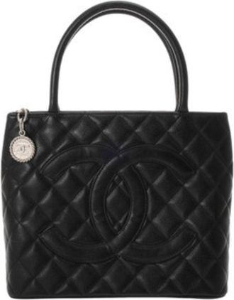 Chanel Grained Calfskin Tote Bag (Pre-Owned)