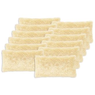 vidaXL Funda De Almohada 12 Pcs Heerlen Crema 40 X 80 Cm Fleece Pv Vidaxl