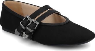 Journee Collection Womens Florene Casual Mary Jane Flats