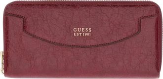 Guess Antonia SLG Zip Around Wallet - Accessories - Mujer - Rojo - ONE SIZE