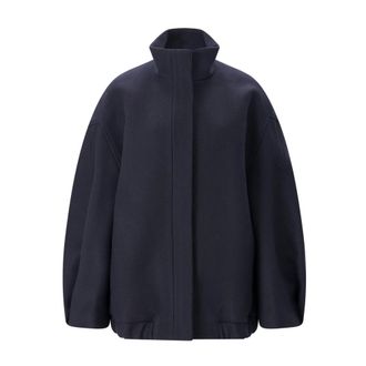 Dries Van Noten Lichte jassen - Dames - Jassen - Blauw - Maat: M Wol