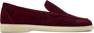 Magnanni Mocassini in pelle scamosciata - Rosso