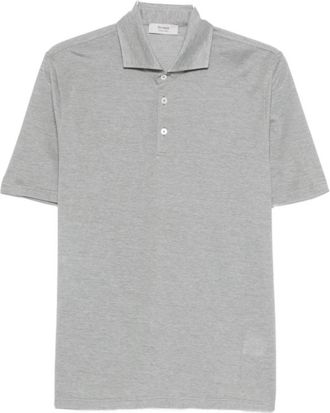 Ferrante Polo MC Piquet - Heren - Polos - Grijs - 3XL - Katoen - Tops