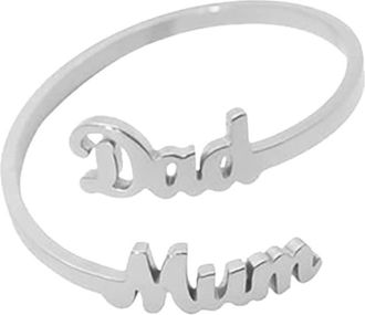 Generic Rings Women Dad Mum Ring Female Personality Europe And America I Mom And Dad Ring. Thumb (A, A)