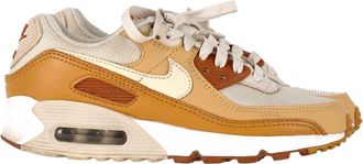 Nike Air Max 90 Sneakers in Caramel Nylon and Leather