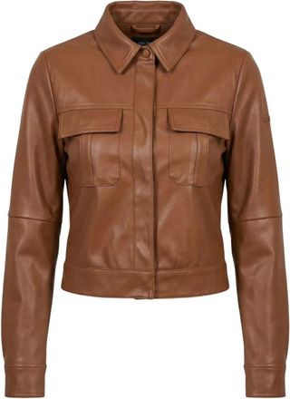 Yes-Zee Light Jackets, female, Brown, Size: XS Giubbino