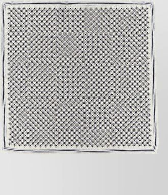 Brunello Cucinelli silk printed pocket square