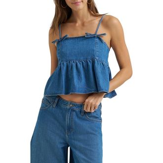 Lee Denim Peplum Camisole in Cape Town at Nordstrom, Size Xx-Large