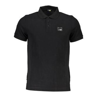 Cavalli Polo Shirts, male, Black, Size: M Short Sleeve Polo Shirt Black Men