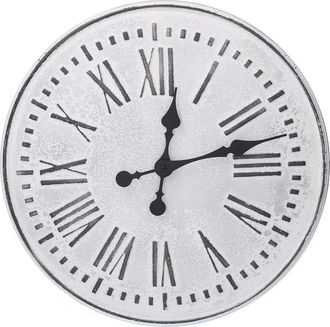 Vacchetti Vacchetti - Reloj De Metal Blanco Y Negro Cm&oslash;48x4,5