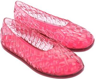 Melissa Possession Water Resistant Jelly Ballet Flat in Pink at Nordstrom, Size 10