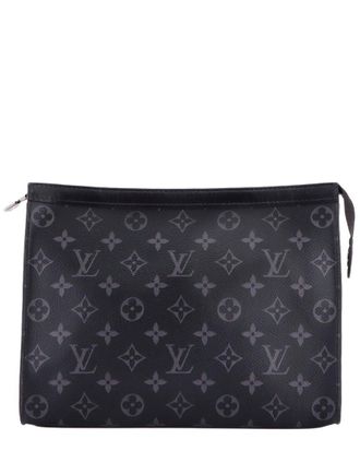 Louis Vuitton Pochette Voyage Monogram Eclipse Mm (Authentic Pre-Loved)