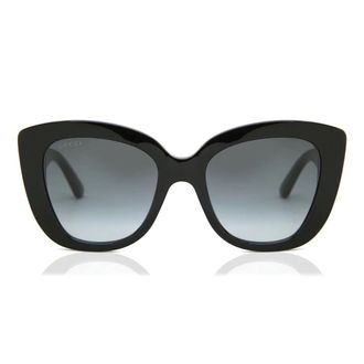 Gucci Sunglasses Gg0327 S 001 Black/Smoky Gray Unisex