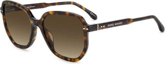 Isabel Marant Brown Shaded Geometric Ladies Sunglasses IM 0097G/S 0086/HA 57