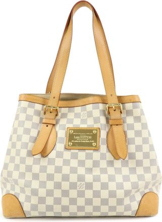 Louis Vuitton Hampstead Damier Beige Canvas Handbag (Pre-Owned)