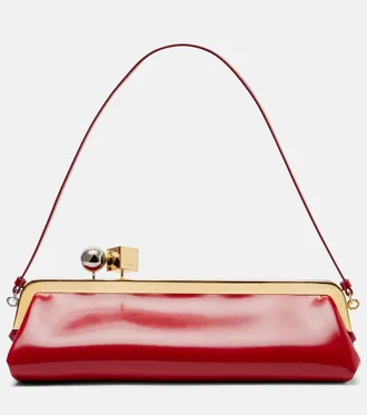Jacquemus Salon leather clutch
