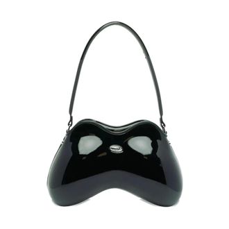 Diesel Shoulder Bags, female, Green, Size: ONE SIZE Green Double-D Play Shoulder Bag