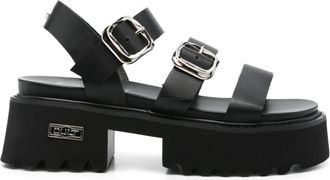 Cult Sandalen met plateauzool - Zwart