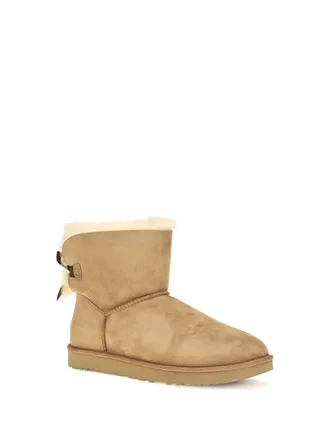 UGG Mini Bailey Bow II Boot - Beige