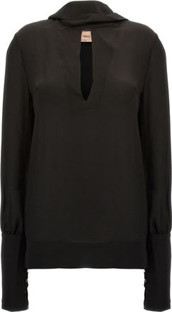 Le Twins Black Lecce Blouse